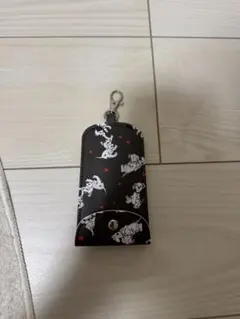 ダルメシアン柄キーケース リール式