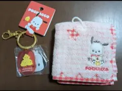 Sanrio ポチャッコ キーホルダー＆ミニタオルセット