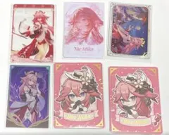 原神　八重神子　フォトカードセット　韓国　中国　fantasyvillage