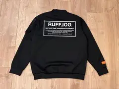 ラフロッグ　バックフレームロゴモックネックシャツ　XL ブラック