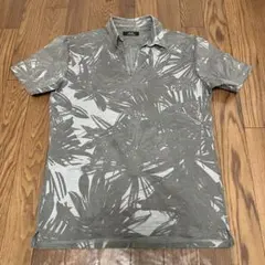 （K25753）5351 プールオム スキッパー ポロシャツ 44 グレー柄