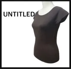 UNTITLED アンタイトル 半袖リブニット ニット レディース