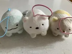 すみっこぐらし うつぶせゴム紐つきマスコット3点セット