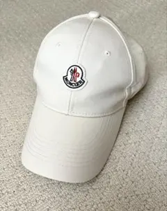 MONCLER ベースボールキャップ ホワイト