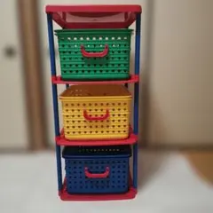 カラフルおもちゃ収納バスケット