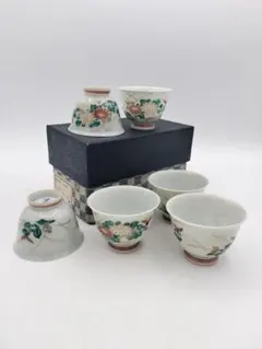 京焼 平安清昌 煎茶碗 茶器 5客セット - メルカリ