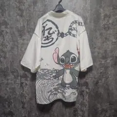 スティッチ 甚平 メンズL
