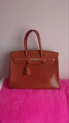 ラモーダエレガンス　レザー製ブラウン