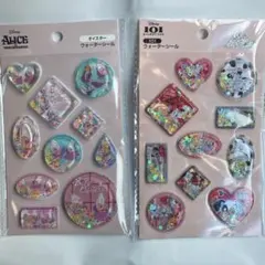 ディズニー 101 アリスオイスター ウォーターシール 2枚セット セリア