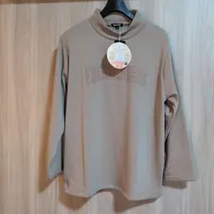 しまむら　新品　裏シャギーモックネック トレーナー 3L ベージュ　大きいサイズ