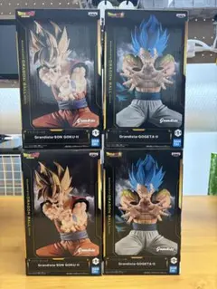 Grandistaドラゴンボール 孫悟空II & ゴジータII フィギュア
