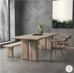 モモナチュラルWIDE FD MIDDLE TABLE - メルカリ