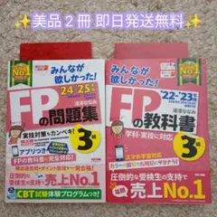 【美品】みんなが欲しかった!FP3級の教科書＋問題集セット 2024-2025年