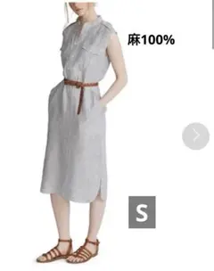 POLO RALPH LAUREN(ポロラルフローレン) ：リネンワンピース