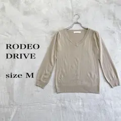 RODEO DRIVE Vネックニット ベージュサイズM