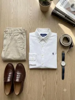 Polo Ralph Lauren 長袖シャツ ホワイト Mのサムネイル