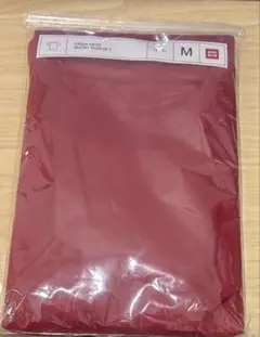 新品未使用 クルーネックショートスリーブTシャツ M バーガンディ えんじ色