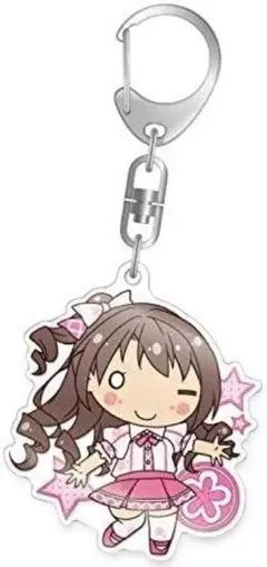 シンデレラガールズ 島村卯月 キーホルダー ピンクチェックスクール ver.2のサムネイル