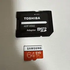 Samsung 64GB EVO Plus microSDカードセット