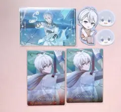 IDOLiSH7 逢坂壮五　フレークシール　おまんじゅうシール