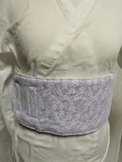 Mサイズ和装ウエスト補正パット（ラベンダー）