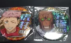 呪術廻戦 応援ホログラム 缶バッジ ２個