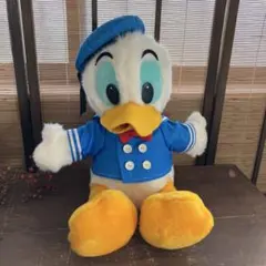【希少・美品】サンアンドスター製 ドナルドダック ぬいぐるみ レトロ 昭和レトロ 『サンアンドスター ディズニー ドナルドダック