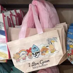 グアム限定　サンリオ　エコバッグ　日焼けポムポムプリン