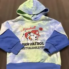 パウパトロール マーシャル パーカー タイダイ柄