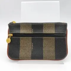 フェンディ　コインケース　小銭入れ　ポーチ　財布　ペカン柄　ブラウン