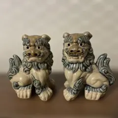 沖縄シーサーの置物2体セット