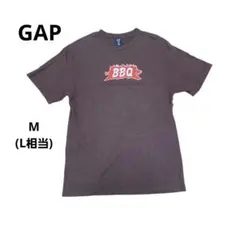 GAP ギャップ Tシャツ BBQ イノシシ M(L相当) 茶系 メンズ