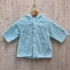 MIKI HOUSE FIRST オールド古着 くまさん パイル地 パーカー