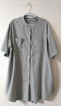 グローバルワーク　グレー 半袖シャツ Fサイズ