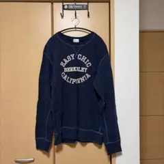 coen スウェット　ネイビー　XL