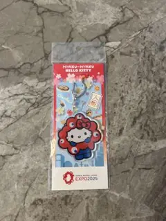 【新品未使用】大阪万博　ミャクミャク　キティ　アクリルキーホルダー