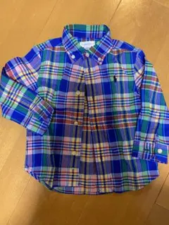 未使用品Ralph Lauren チェック柄 シャツ 18M