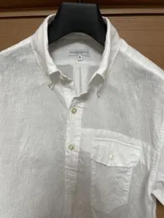 【未着用】Engineered Garmentsリネン カプリシャツ 半袖のサムネイル