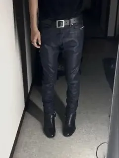 00s Archive coating skinny denim Hedi - メルカリ