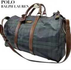 ポロラルフローレン ボストンバッグ 2way レザー ショルダー