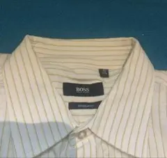 【HUGO BOSS 】ストライプシャツ レギュラーフィットL