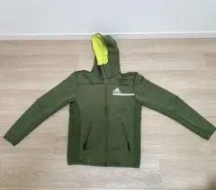 adidas フード付きジャケット オリーブグリーン