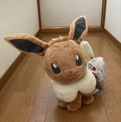 一番くじ　ポケモン　ラストワン賞　イーブイおすましぬいぐるみ