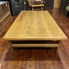 WOODPRO 足場板古材 ローテーブル 塗装仕上げのサムネイル