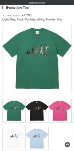 SUPREME TシャツEvolution Tee Lサイズ【完売品】 - メルカリ