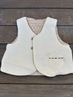 オーガニックコットンのベストとパンツ　セット