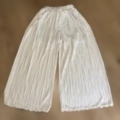 FREAK'S STORE プリーツワイドパンツ アイボリー