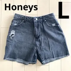 Honeys ハニーズ　ショートパンツ　デニム　黒　L