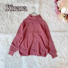 Kirara タートルネック　ウール　ニットセーター　シンプル