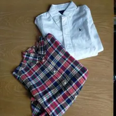 ラルフローレン　半袖シャツ　長袖ブラウス